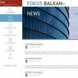 Bildschirmfoto Neuigkeiten von Fokus Balkan
